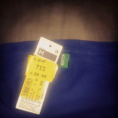 -18 - #zakupy #shoping

#kupujzwykopem



Dobra opcja bluzka bawełna z benetona hie h...