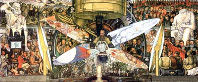 Phallusimpudicus - @ZiobroV: 
Na zdjęciu "man at the crossroads", diego rivera, rok ...