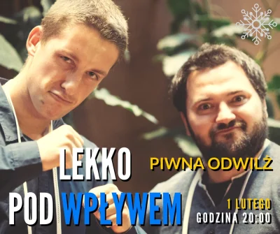 Prox - Elo, elo. Wbijajta jutro na lajwa. Link u Małe Piwko Blog na YT koło 19:00 :)
...