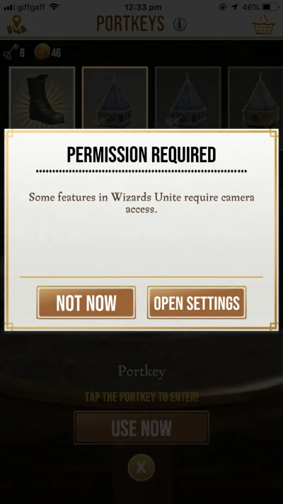 decisive - #ios #wizardsunite Nie mogę otworzyć portalu (ani zmienić awatara, ale to ...