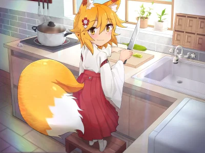 LlamaRzr - #randomanimeshit #sewayakikitsunenosenkosan #senko #kemonomimi #kitsunemim...