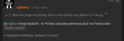 s.....o - Ktoś kto uważa że to Polska pogorszyła stosunki z Francją jest po prostu hm...