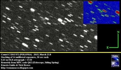 AstroMat - Zdjęcie komety i oficjalne potwierdzenie w Minor Planet Center (MPC) http:...