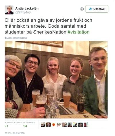 appo_bjornstatd - To jest prymaska Szwecji na piwie ze studentami. Tak tylko to tutaj...