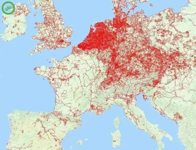 Trolljegeren - #mapy #mapporn #widaczabory
Ścieżki rowerowe w Europie