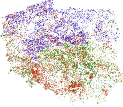 Lifelike - #mapa #polska #kartografiaekstremalna #ciekawostki 

Końcówki nazw miejsco...