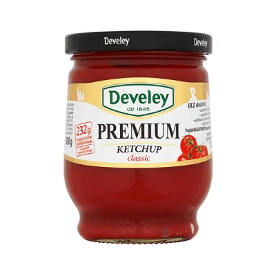 czerwony425 - @4gN4x: Develey. 232g pomidorów/100g ketchupu. Jako jeden z niewielu be...
