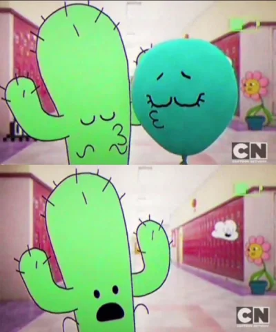 Ninik - @ChrisFella: 
Dziewczyną balonik był kaktus.