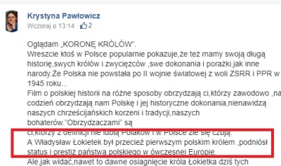 saakaszi - Władysław Łokietek pierwszym Królem Polski, tako rzecze posłanka partii kt...