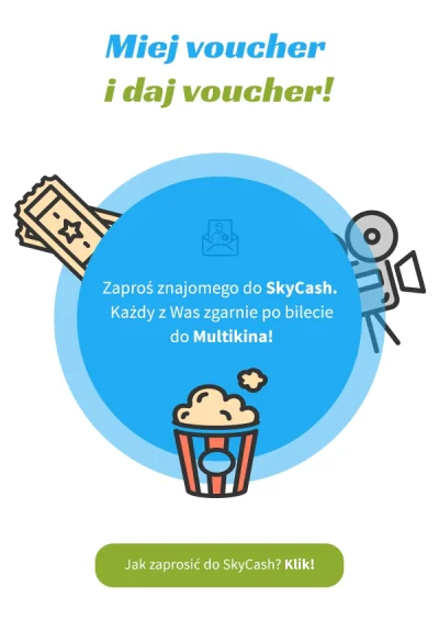 Jaro070 - #SkyCash rozdaje bilety na film 2D do Mulltikina za zaproszenie znajomego h...