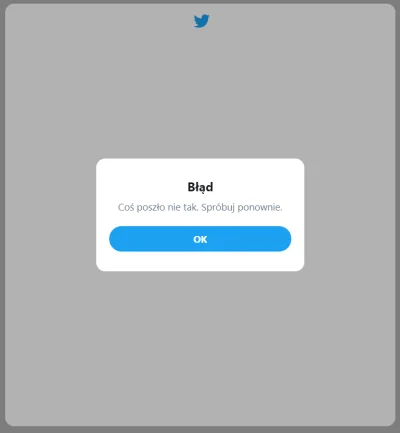 tom001 - chyba dostałem bana od twittera, bo od jakiegoś czasu nie mogę wejść
