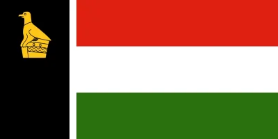 o.....y - W przypadku Zimbabwe/Rodezji to obecnie używaną flagę z czerwoną gwiazdą pa...