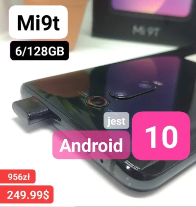 sebekss - ❗Jest Android 10 na Mi9t ( ͡° ͜ʖ ͡°)
Tylko 249.99$ (956zł) za Xiaomi Mi 9t...