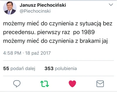 NauczcieSiePisacPoPolsku - Co ten Janusz (✌ ﾟ ∀ ﾟ)☞

#heheszki #piechocinski