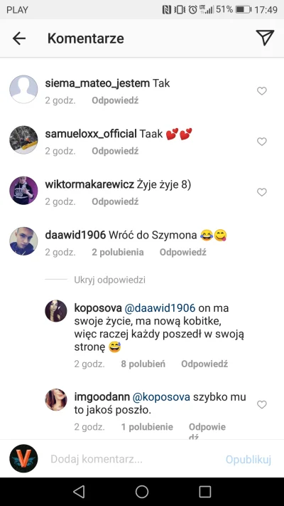 Zi3L0nk4 - Jakos szybko mu poszło ( ͡° ͜ʖ ͡°) A tak niedawno płakał jakie to kobiety ...