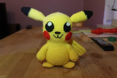 N.....A - #pikachu z bawełny.

#pokemon #rekodzielo #handmade #diy #szydelkowanie #ro...