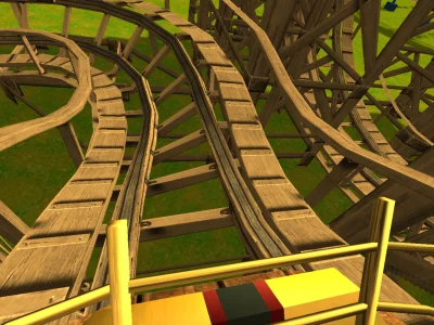 R.....r - Zaraz, czy na pewno dokończyłem budować tory? ( ͡° ͜ʖ ͡°)
#rollercoasterty...