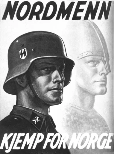 johanlaidoner - Norweski plakat rekrutacyjny do Waffen SS: