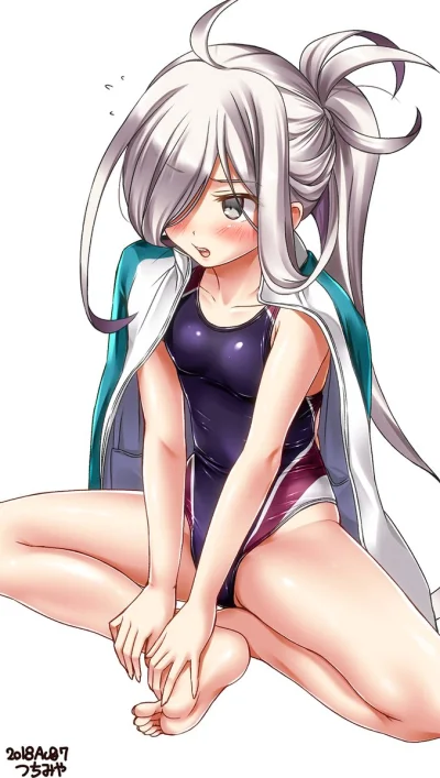 Czokolad - #randomanimeshit #kantaicollection #anime #asashimo #swimsuit #