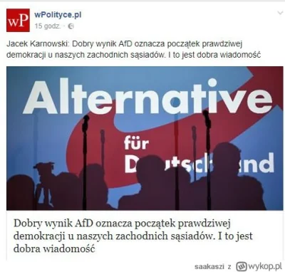 saakaszi - Chciałem tylko przypomnieć że redaktor naczelny wpolityce o dobrym wyniku ...