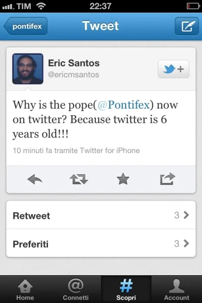 hasser - dlaczego papież założył konto na twitterze: