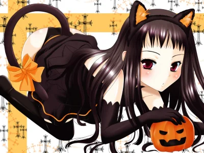 z.....s - #randomanimeshit #halloween #kemonomimi #nekomimi #neko

Wspaniały treat na...