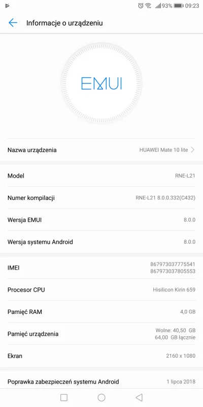 487328385 - Mate 10 lite dostaje aktualizacje do Oreo
#telefony #android #huawei