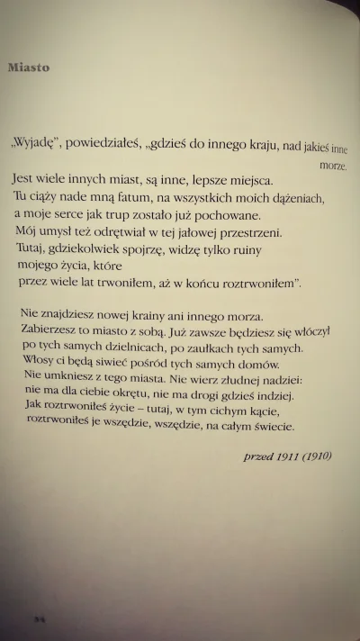 zbiczek - Konstandinos Kawafis - Miasto (tł. Antoni Libera)

#poezja #wiersz #wiersze...