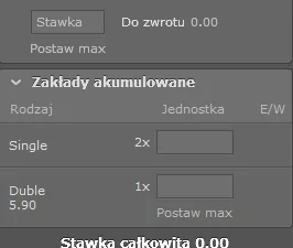 mudkipz - @JanuszMniejszy: musisz obstawić zakład akumulowany. Przykładowo na bet365 ...