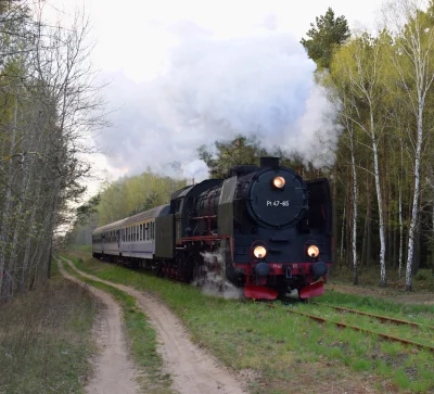 lolingPL - 11.04.2017 | Pt47-65 z pociągiem RPP 57111/0 "SKANSEN" rel. Szubin - Pozna...