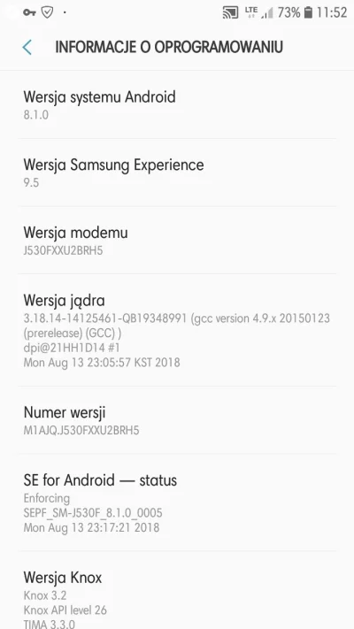fadeimageone - Samsung Galaxy J5 2017 dostał dzisiaj Oreo 8.1. #bojowkaandroid #andro...