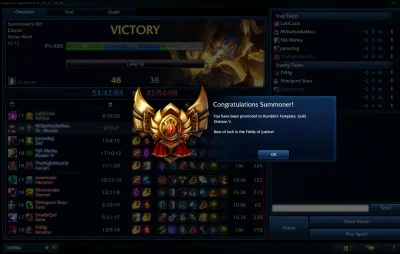 lukiczaja - #lol #loleune 

Gold wbity ( ͡°( ͡° ͜ʖ( ͡° ͜ʖ ͡°)ʖ ͡°) ͡°)