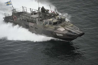 Sirion - Szwedzki Stridsbåt 90 (Okręt bojowy) poszukujący rosyjskiej łodzi podwodnej....