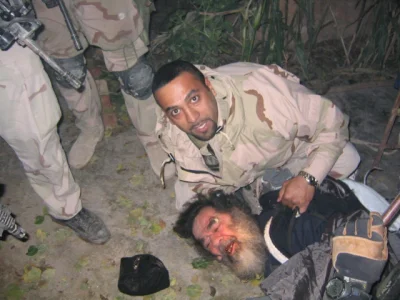 myrmekochoria - Pojmanie Saddama podczas operacji Red Dawn, 2003 rok. Zawiśnie w 2006...