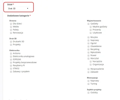 LukaszW - @SanFable: Ważne, żeby był w dziale Druk 3D (Ty wybrałeś Elektronikę;). Pop...