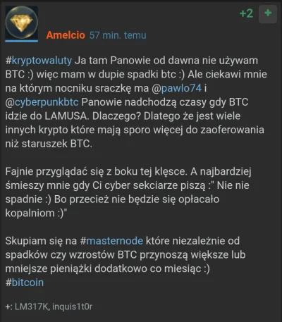 Manah - Amelek xddddddddddddddddd jaki dzban! Bo zaraz uwierzę, że to koniec spadków....