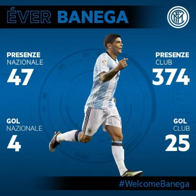 Sewen7777 - OFICJALNIE: Ever Banega podpisał trzyletni kontrakt z Interem!
#inter #s...