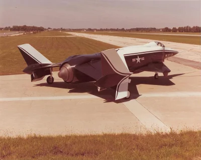 d.....4 - Rockwell XFV-12 był prototypem naddźwiękowego myśliwca pionowego startu i l...