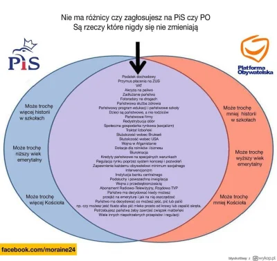 PanDzikus - @4pietrowydrapaczchmur: Nie ma znaczenia. Różnice pomiędzy PiS a PO wyglą...