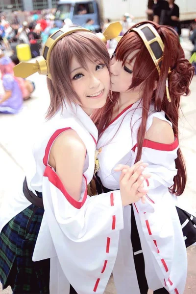 BlackReven - #randomanimeshit #kantaicollection #hiei #kongou #cosplay #yuri 
#azjat...