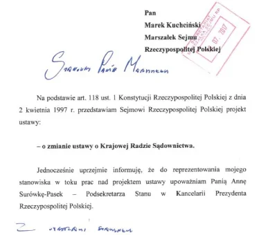 k1fl0w - Projekt Prezydenta już w Kancelarii Sejmu. Szybko. Jakby się umówili.

#po...