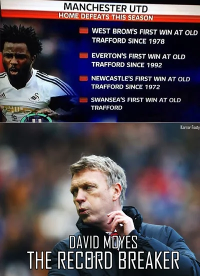 k.....r - #moyes #premierleague #pilkanozna 

#united