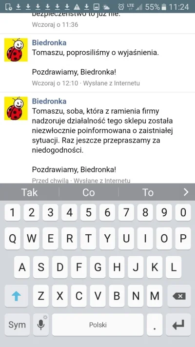 S.....i - Mam dość zapychania drzwi ewakuacyjnych towarem. Robię zdjęcia i wysyłam. N...