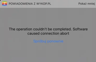 EN_Norbert - @CodoDodoApps: 

Widze na widget i klikam spróbuj ponownie, wszystko się...