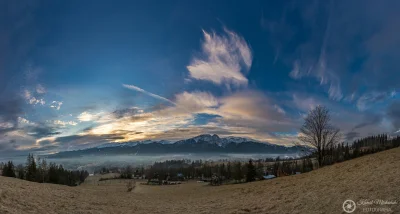 KamilZmc - Zakopane w porannej mgiełce.
Panorama złożona z 32 pionowych ekspozycji w ...