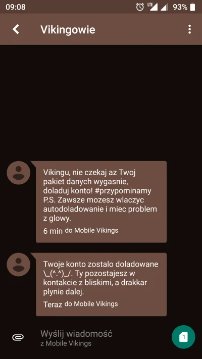 GrubyRozowyKot - Dostając smsy od #mobilevikings czuję się jak na Mirko xD
#heheszki ...