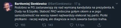 K.....0 - A wy jak myślicie, tak czysto hipotetycznie, taki ruch miałby w ogóle prawa...