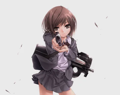 FlaszGordon - #randomanimeshit #animeart [ #gunslinger #henrietta ] #girlsandguns @Ny...