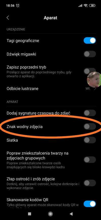 Hulk49 - @NiMomHektara: tak, wchodzi w aparat , następnie w lewym górnym rogu w ustaw...