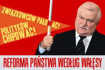 Fredericksen - Lech Wałęsa ma złoty środek w walce z manifestacjami związkowców #wale...